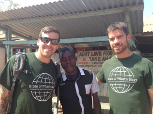 Eric and John working with Village Health Workers in Malawi
